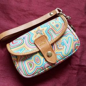 Dooney and Bourke Multicolor Wave Wristlet
